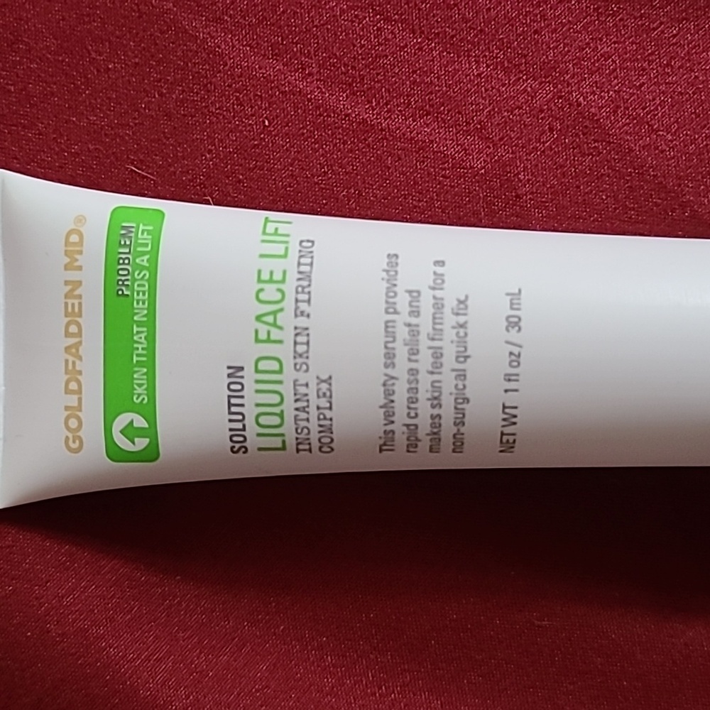 Goldfaden MD liquid face lift. Instant skin firming complex. New, sealed. 1oz